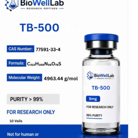 TB-500 (Thymosin β4 Acetate) Research Peptide 5mg, 10mg & 20mg | BioWellLab UK