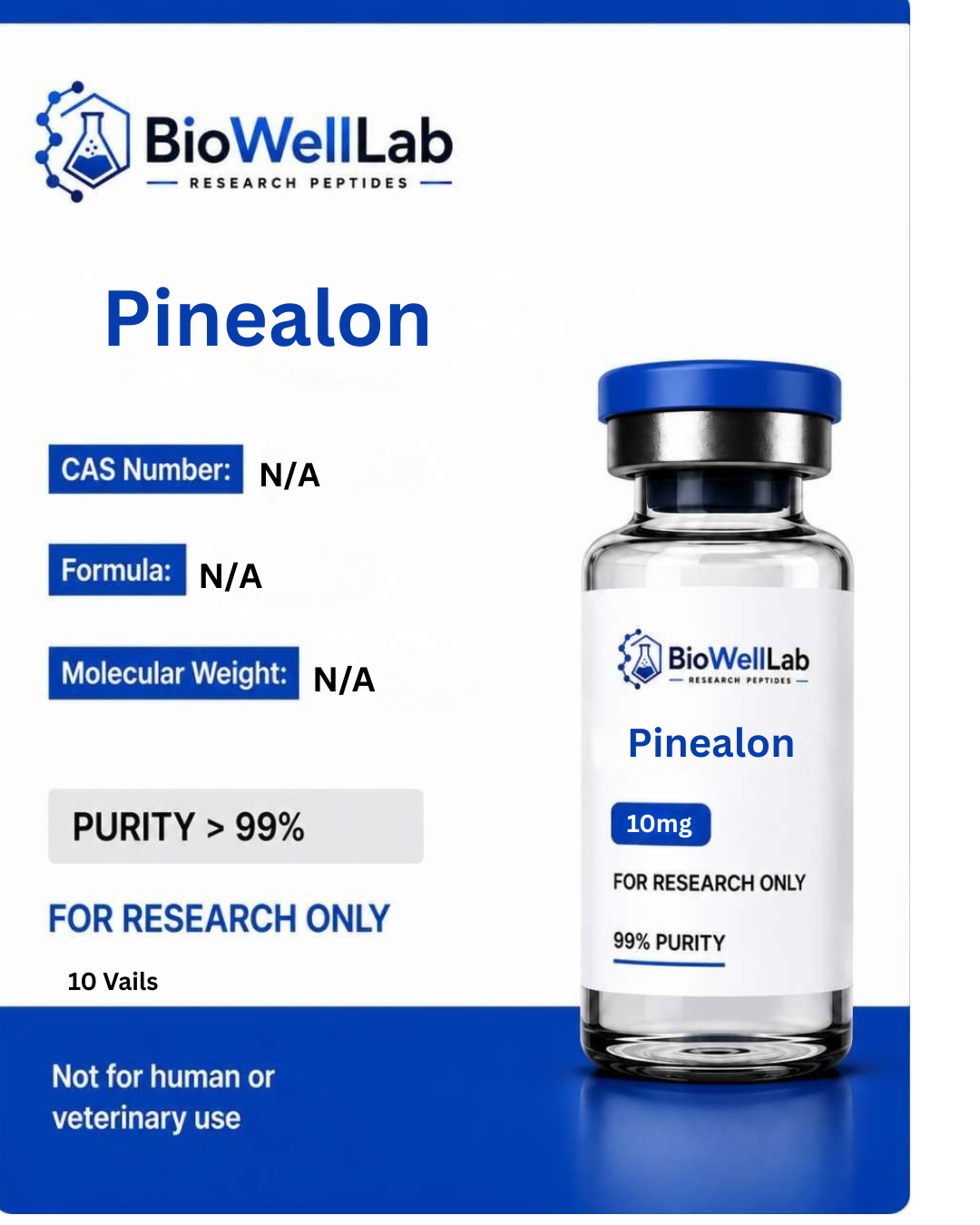 Pinealon Research Peptide 10mg & 20mg | BioWellLab UK