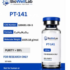 PT-141 (Bremelanotide) 10mg Research Peptide | BioWellLab UK